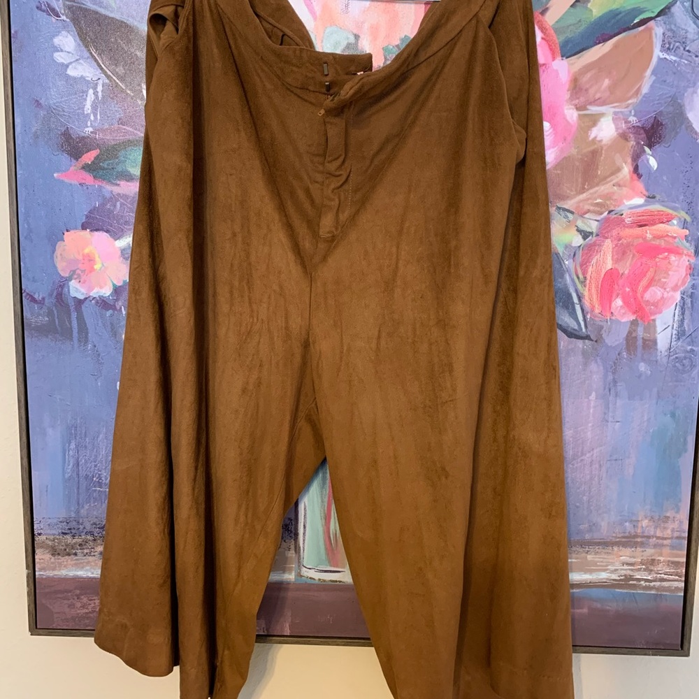 Suede culottes